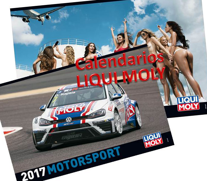 Calendario LIQUI MOLY 2017!  De Motor o Er�tico, dos pasiones a elegir ya disponibles en Liqui Moly Madrid Store!