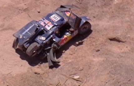 Carlos Sainz abandona el Dakar por un accidente en la d�cima etapa