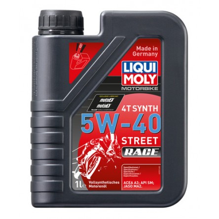 ACEITE SINTETICO 5w40 STREET RACE 4T 