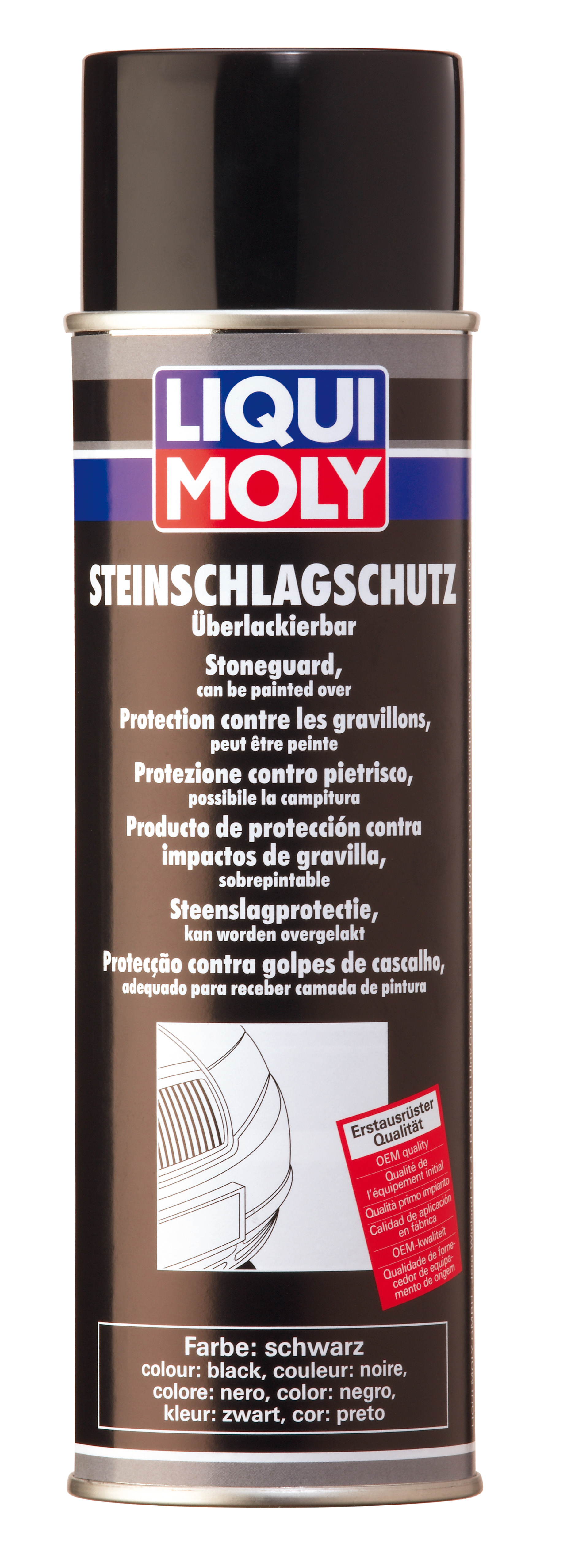 SPRAY PROTECCIÓN CONTRA IMPACTOS DE GRAVILLA NEGRO